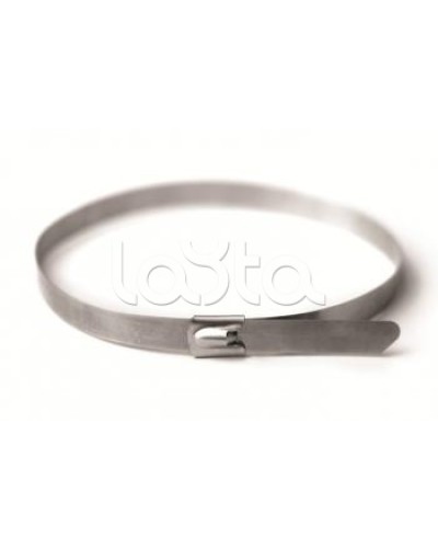 Хомут из нержавеющей стали AISI 304 8х600 DKC 27416 в Нефтеюганске Аксессуары для лотков Pintop.ru