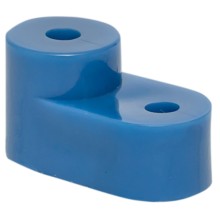 Изолятор угловой "Стойка" синий EKF (ak-1-1)