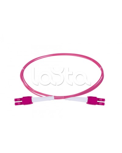 Оптический шнур HD, OM4, 2×50/125, дуплекс LC - дуплекс LC, UNIBOOT PUSH-PULL, 1 м Eurolan (41B-40-LC-LC-01) в Нефтеюганске Патч-корды и пигтейлы Pintop.ru