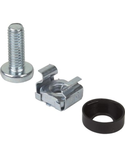 Комплект крепежа винт+шайба+гайка M6x16 REXANT (04-2686) в Нефтеюганске Аксессуары для стоек и шкафов Pintop.ru