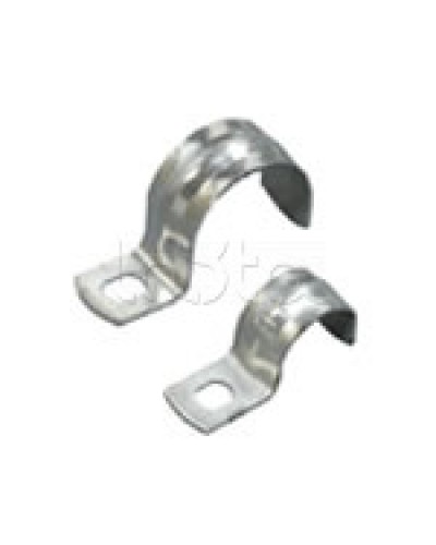 Скоба оцинкованная с одним отверстием для трубы D60-63 мм, м.о. 8,5-6,0мм (1уп=50шт) Экопласт (43760P) в Нефтеюганске Держатели, клипсы, скобы Pintop.ru