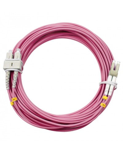 Шнур оптический duplex LC-SC 50/125 mm OM4 10м LSZH Cabeus FOP-50-OM4-LC-SC-10m в Нефтеюганске Патч-корды оптические Pintop.ru
