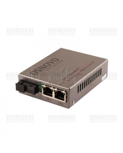 Медиаконвертер Fast Ethernet OSNOVO OMC-100-21S5a в Нефтеюганске Медиаконвертеры Pintop.ru