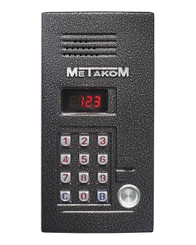 Блок вызова домофона Метаком MK2012-TM4EN в Нефтеюганске Блоки вызова многоабонентные Pintop.ru