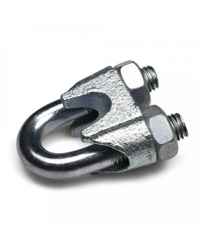 Зажим троса одинарный D6мм тип Слоник DIN 741 (100 шт/уп) Промрукав (PR08.3894) в Нефтеюганске Держатели, клипсы, скобы Pintop.ru