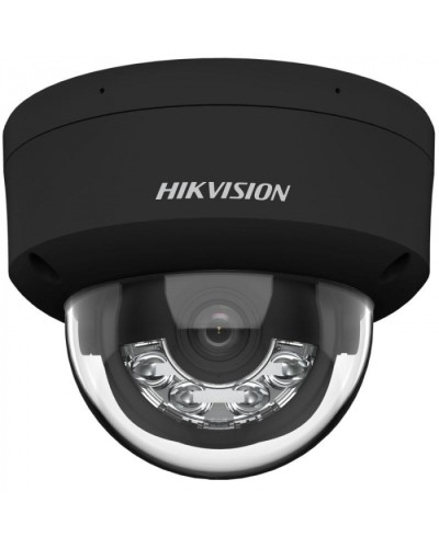 IP-камера видеонаблюдения купольная Hikvision DS-2CD2123G2-LIS2U(2.8mm)(BLACK) в Нефтеюганске IP-камеры Pintop.ru