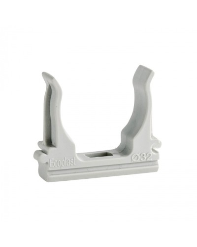 CF32G Держатель (клипса), без галогена, для труб D32мм (10шт) Экопласт (41732-10HF) в Нефтеюганске Держатели, клипсы, скобы Pintop.ru