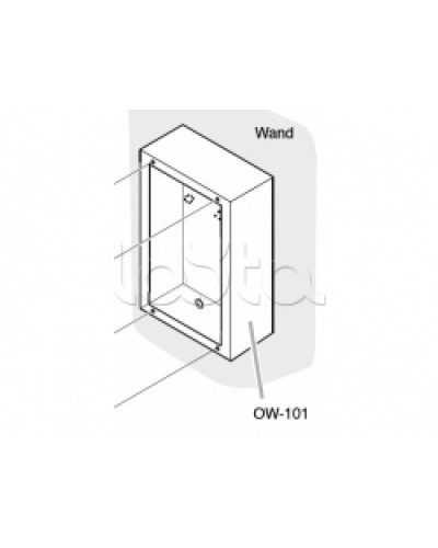 Коробка накладная TOA OW-101 в Нефтеюганске Аксессуары для СОУЭ Pintop.ru
