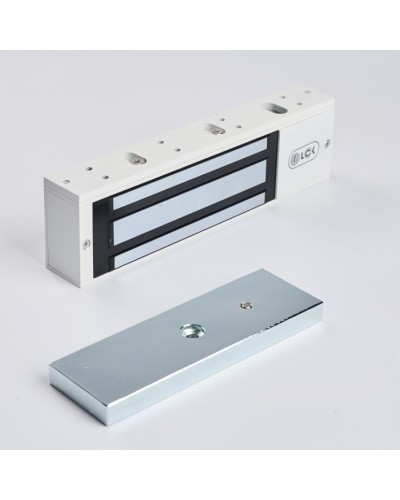 R-Lock RL-EM500-L0W - Электромагнитный замкок, 500кг, DC12/24B, цвет белый, RAL9016(белый) в Нефтеюганске Электромагнитные замки Pintop.ru