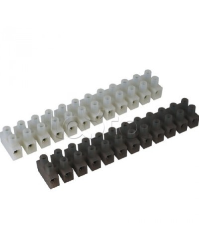 Клемник полипропилен черный, 12р,450V, 24A, 4 мм.кв DKC 43212PL/R в Нефтеюганске Клеммные колодки Pintop.ru