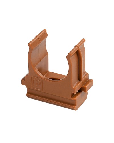 Крепёж-клипса для труб АБС-пластик бук д20 в малой упаковке (10шт/1000шт уп/кор) Промрукав (PR13.0052) в Нефтеюганске Держатели, клипсы, скобы Pintop.ru