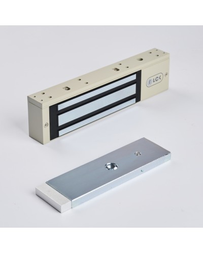 R-Lock RL-EM500-LSG - Электромагнитный замкок, 500кг, DC12/24B, цвет серый, RAL7032 (галечный серый), два датчика втроены в корпус замка: датчик Холла и магнито-контактный датчик в Нефтеюганске Электромагнитные замки Pintop.ru