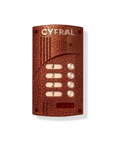 Малоабонентный блок вызова прямой адресации Цифрал M-4.1M в Нефтеюганске Блоки вызова многоабонентные Pintop.ru