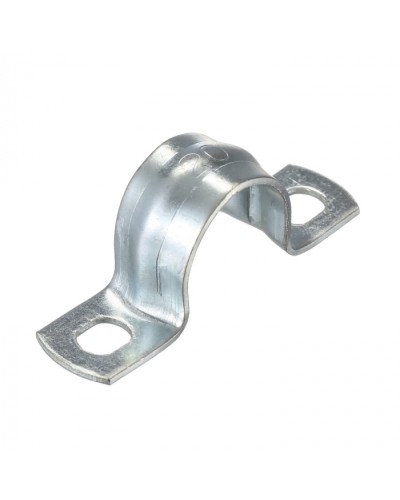Скоба оцинк. с двумя отверстиями, для трубы D20мм (5шт) Экопласт (43620-5) - Скоба оцинкованная с двумя отверстиями, для трубы D20мм (5шт) Экопласт в Нефтеюганске Держатели, клипсы, скобы Pintop.ru