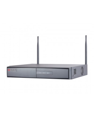 IP-видеорегистратор 4-х канальный WiFi 2.4ГГц HiWatch DS-N304W(B) в Нефтеюганске Системы видеонаблюдения Pintop.ru