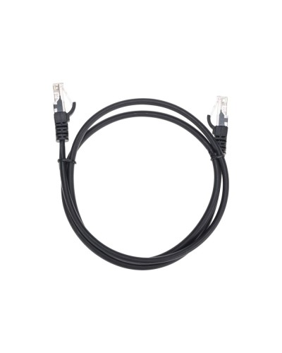 Патч-корд U/UTP, CAT 5e, RJ45-RJ45, 26AWG, LSZH, черный, 1м REXANT 02-0102-1 в Нефтеюганске Патчкорды (медные) Pintop.ru