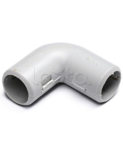 Колено открывающееся, 90 градусов 32 DKC (50532) - Колено открывающееся 90°, номинальный ф32мм, пластик, IP40, RAL 7035 в Нефтеюганске Повороты, муфты, тройники Pintop.ru