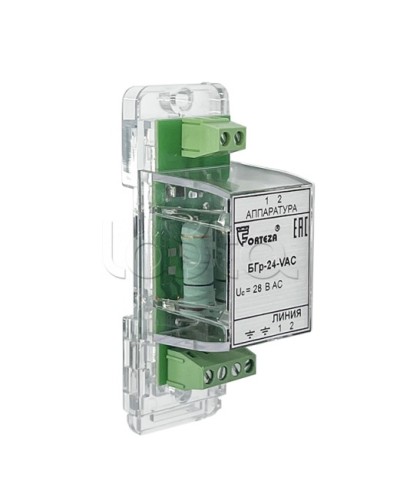 Устройство защиты от импульсных перенапряжений Forteza Блок БГр-24-VAC в Нефтеюганске Устройства защиты операционных процессоров (ОПС) Pintop.ru
