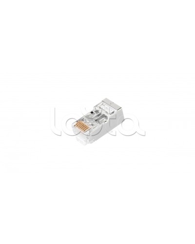 Коннектор NIKOMAX RJ45/8P8C под витую пару, Кат.5е (Класс D), уп-ка 100шт. (NMC-RJ88RZ50SD1-PT-100) в Нефтеюганске Коннекторы и разъемы Pintop.ru