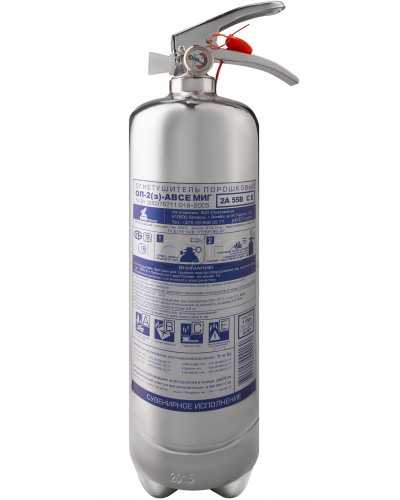 Огнетушитель ПОЖТЕХНИКА ОП-2(з) МИГ d110 нерж (1А, 21В, С, Е) в Нефтеюганске Огнетушители Pintop.ru