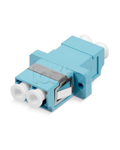 Проходной соединитель LC-LC duplex MM Cabeus (DLC-DLC-MM-OM3) в Нефтеюганске Проходные адаптеры и розетки оптические Pintop.ru