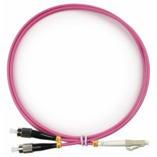 Шнур оптический duplex LC-FC 50/125 mm OM4 1,5м LSZH Cabeus FOP-50-OM4-LC-FC-1,5m
