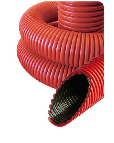 NR063 Гофрированные трубы для прокладки кабеля под землей с протяжкой D63 мм (внешн.) (801063) в Нефтеюганске Труба гофрированная Pintop.ru