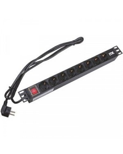 Блок розеток на 8 розеток 19 ITK PH22-9D1 в Нефтеюганске Блоки розеток Pintop.ru