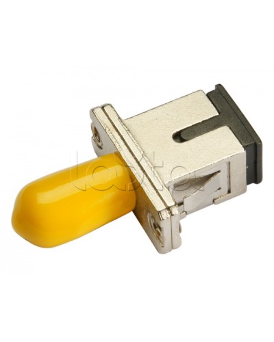 Соединитель проходной ST-SC, SM(для одномодового кабеля), simplex Cabeus ST-SC-SM в Нефтеюганске Проходные адаптеры и розетки оптические Pintop.ru