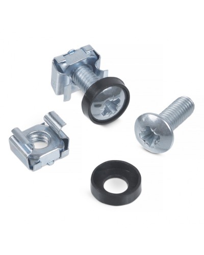 Комплект винт M6, квадратная гайка, шайба для крепления 19 оборудования в Нефтеюганске Расходные материалы для шкафов и стоек Pintop.ru