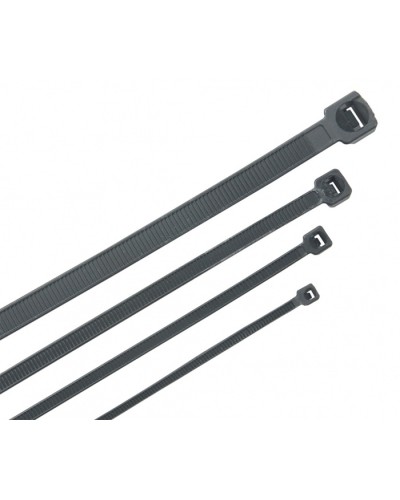 Хомут кабельный морозостойкий Хкм 4,8х380мм черный (100шт) IEK (UHH33-D048-380-100-K02) в Нефтеюганске Стяжки-хомуты Pintop.ru