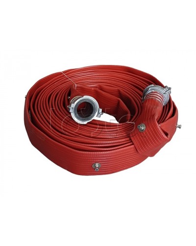 Магнито-Контакт Рукав пожарный перфорированный с дюзами РПМ(Д)-80-1,6-ИМ-УХЛ1 с головками ГР-80 ал, для создания водяных завес в Нефтеюганске Пожарные рукава Pintop.ru