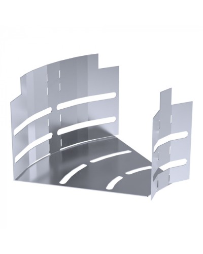 Угол горизонтальный изменяемый 0-45 градусов Стандарт INOX (AISI 316) 150х100 Промрукав (PR16.3619) в Нефтеюганске Аксессуары для лотков Pintop.ru