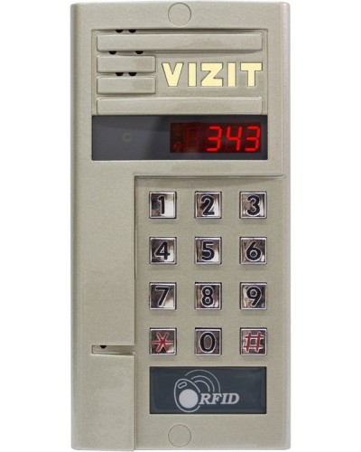 Блок вызова Vizit БВД-343FCPW в Нефтеюганске Блоки вызова многоабонентные Pintop.ru