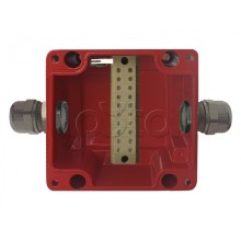 Коробка соединительная Магнито-контакт МКС 2ВК «МОРОЗ» цвет красный, с датчиком вскрытия корпуса (тампером), IP66/IP68