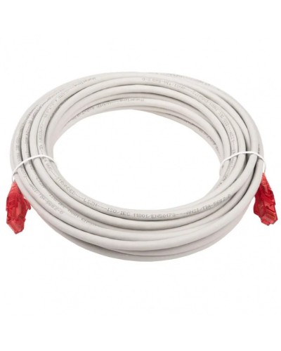 Патч-корд медный U/UTP кат.5е (10м) LSZH (серый) Hyperline PC-LPM-UTP-RJ45-RJ45-C5e-10M-LSZH-GY в Нефтеюганске Патчкорды (медные) Pintop.ru