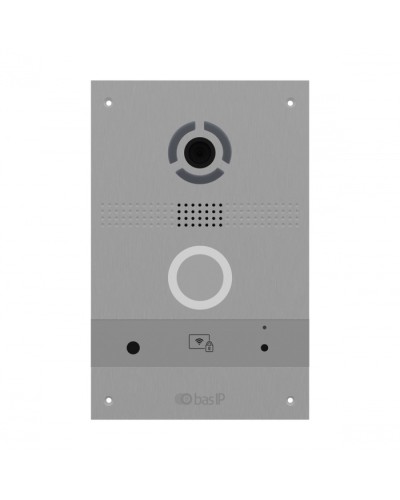 Панель вызывная индивидуальная BAS-IP AV-08FB SILVER в Нефтеюганске Вызывные видеопанели малоабонентные Pintop.ru