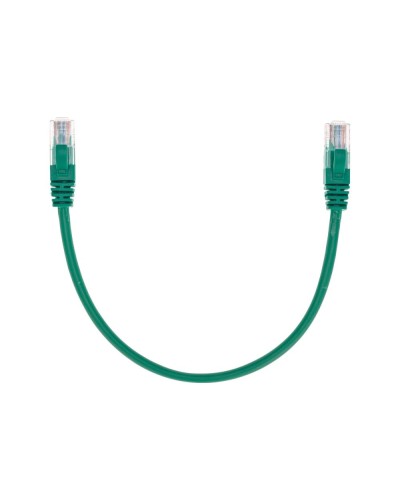Патч-корд U/UTP, CAT 5e, RJ45-RJ45, 26AWG, LSZH, зеленый, 0,3м REXANT 02-0106-03 в Нефтеюганске Патчкорды (медные) Pintop.ru