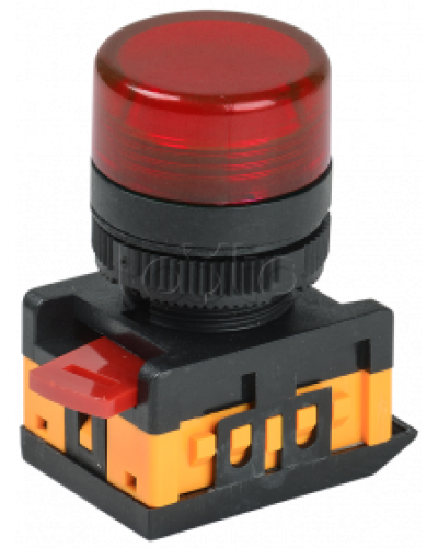 Лампа AL-22TE сигнальная d22мм красный неон/240В цилиндр IEK (BLS30-ALTE-K04) в Нефтеюганске Источники света(Лампы) Pintop.ru