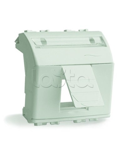 Адаптер для информационных разъемов Keystone, белый, 2 мод DKC 76613B в Нефтеюганске Аксессуары для кабель-канала Pintop.ru