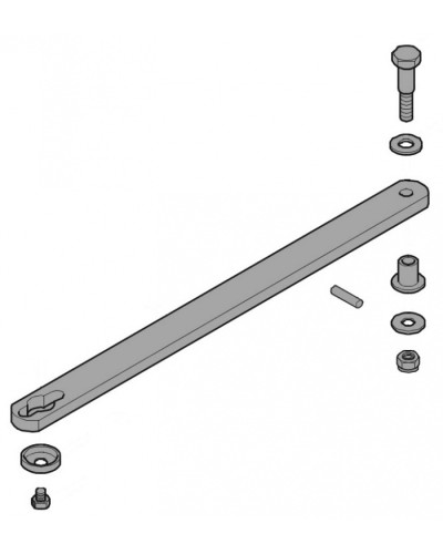 Рычаг прямой с креплением F7024N Came 119RID292 в Нефтеюганске Запчасти для шлагбаумов и автоматики Pintop.ru