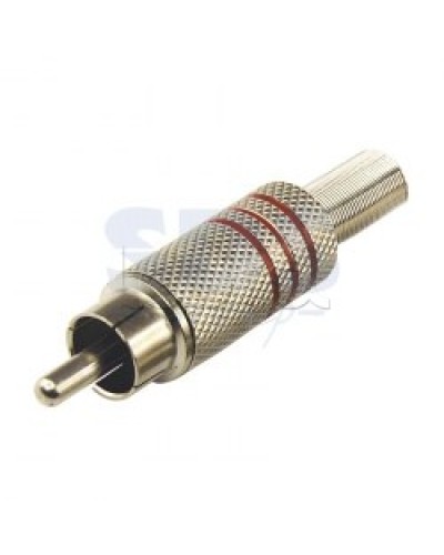 Разъем штекер RCA Металл под винт ZN Черные/Красные (100шт/уп) PROCONNECT 14-0410-4 в Нефтеюганске Коннекторы Pintop.ru