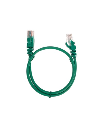 Патч-корд U/UTP, CAT 5e, RJ45-RJ45, 26AWG, LSZH, зеленый, 0,5м REXANT 02-0106-05 в Нефтеюганске Патчкорды (медные) Pintop.ru