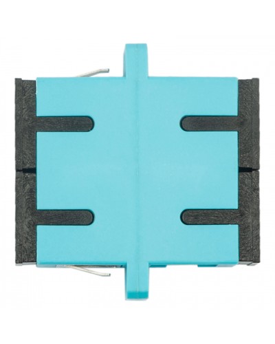 Адаптер оптический проходной SC-SC, OM3, дуплекс (duplex), бирюзовый Datarex DR-541023 в Нефтеюганске Коммутационные изделия Pintop.ru