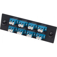 Панель адаптерная для кроссов LAN-FOBM с 8 дуплексными адаптерами SC/OM2 LANMASTER LAN-APM-8x2SC/OM2