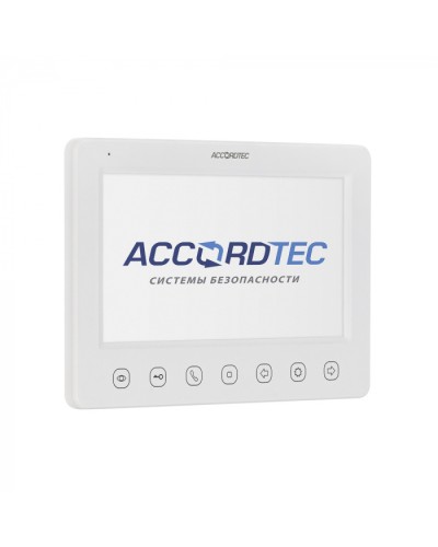 Монитор видеодомофон AccordTec AT-VD 751C/M/SD WH в Нефтеюганске Абонентские IP устройства Pintop.ru