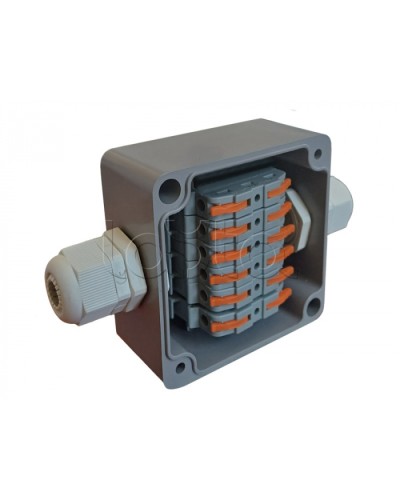 Коробка пылевлагонепроницаемая клеммная G366 А Wago АЯКС IP66/IP65, 82x80x55 Магнито-контакт в Нефтеюганске Распределительные коробки Pintop.ru