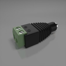 Разъем питания гнездо 2.1х5.5 с клеммной колодкой ПожТехКабель PTK-Accessories