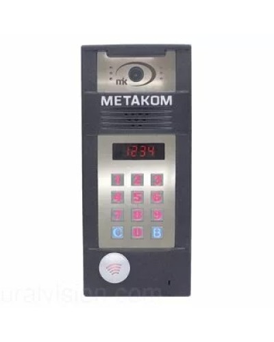 Многоабонентый антивандальный блок вызова со встроенной гибридной видеокамерой Метаком в Нефтеюганске Блоки вызова многоабонентные Pintop.ru