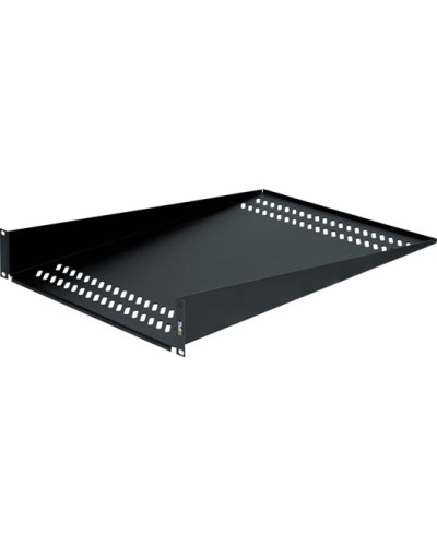 Полка фронтальная 2U (600 мм) TLK TLK-SHFR-600-BK в Нефтеюганске Полки для шкафов и стоек Pintop.ru